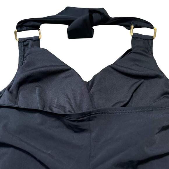 SPANX Let's Go Slimming Whittle Waistline Draped Tankini Swim Bathing Suit NWT 6 - Picture 5 of 7